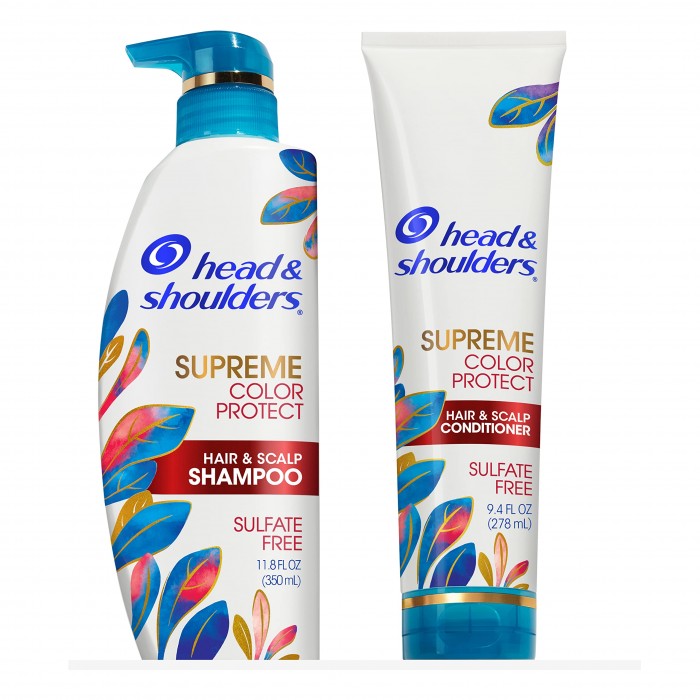 شامبو هيد اند شولدرز supreme color prorect للشعر المصبوغ