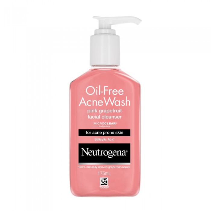 غسول نيتروجينا الوردي للحبوب  Oil Free Acne Wash Pink Grapefruit