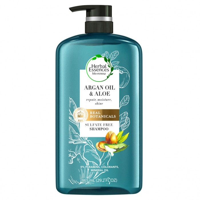 شامبو هيربل اسنسز بزيت الارجان argan oil aloe