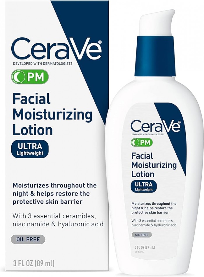 مرطب ليلي سيرافي للبشرة الدهنية Cerave PM Facial moisturizer